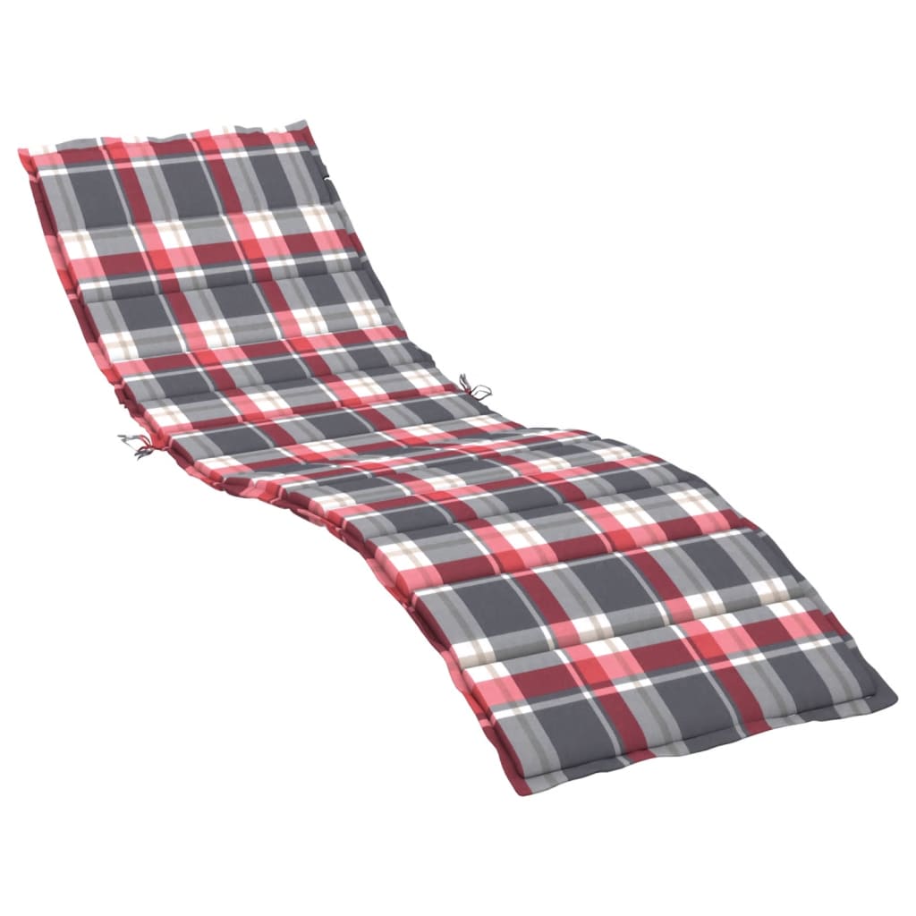 Vidaxl Lounger Blaphion 200x60x3 cm Oxford tkanina diamant rdeča