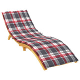 Vidaxl Lounger Blaphion 200x60x3 cm Oxford tkanina diamant rdeča
