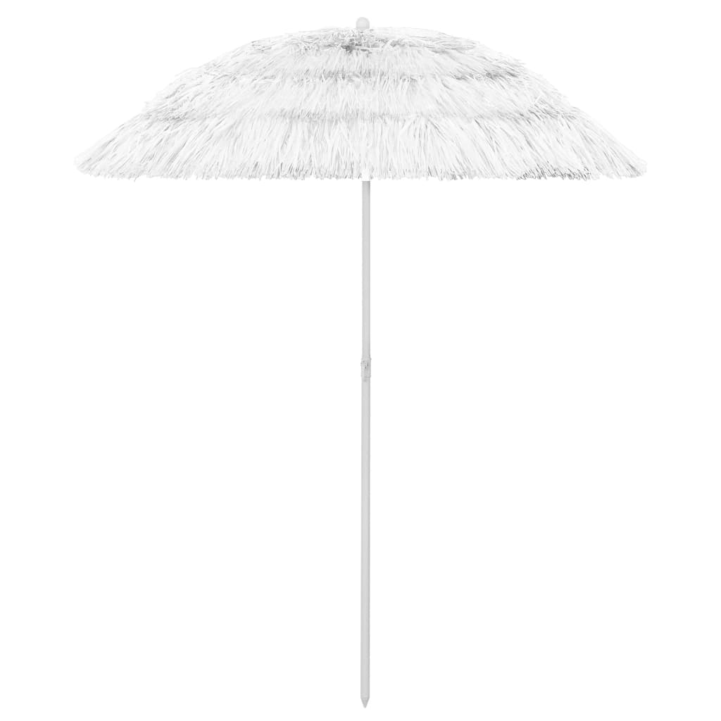 Vidaxl Strandparasol Hawaii 180 cm white