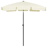 Vidaxl Strandparasol 180x120 cm peščeno rumeno