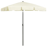 Vidaxl Strandparasol 180x120 cm peščeno rumeno