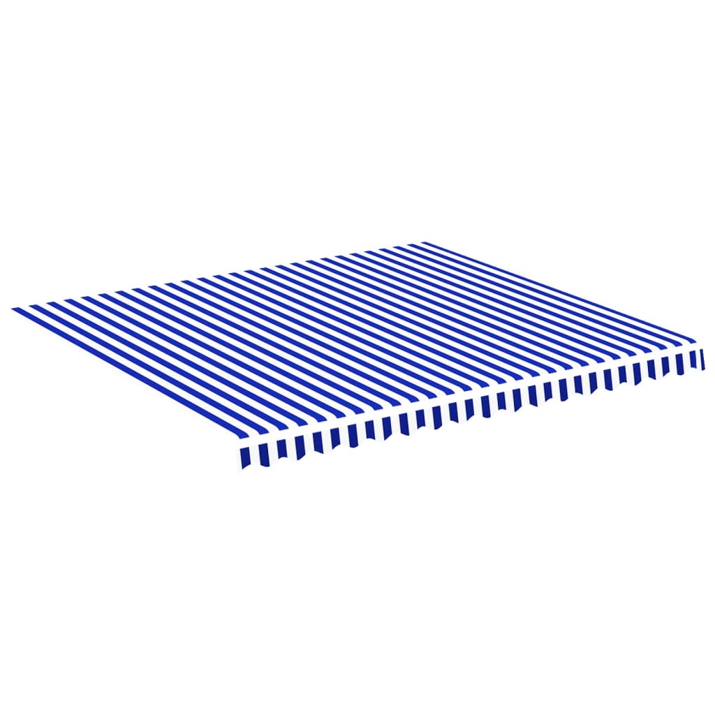 Vidaxl replacement cloth for Luifel 4x3.5 m blue and white