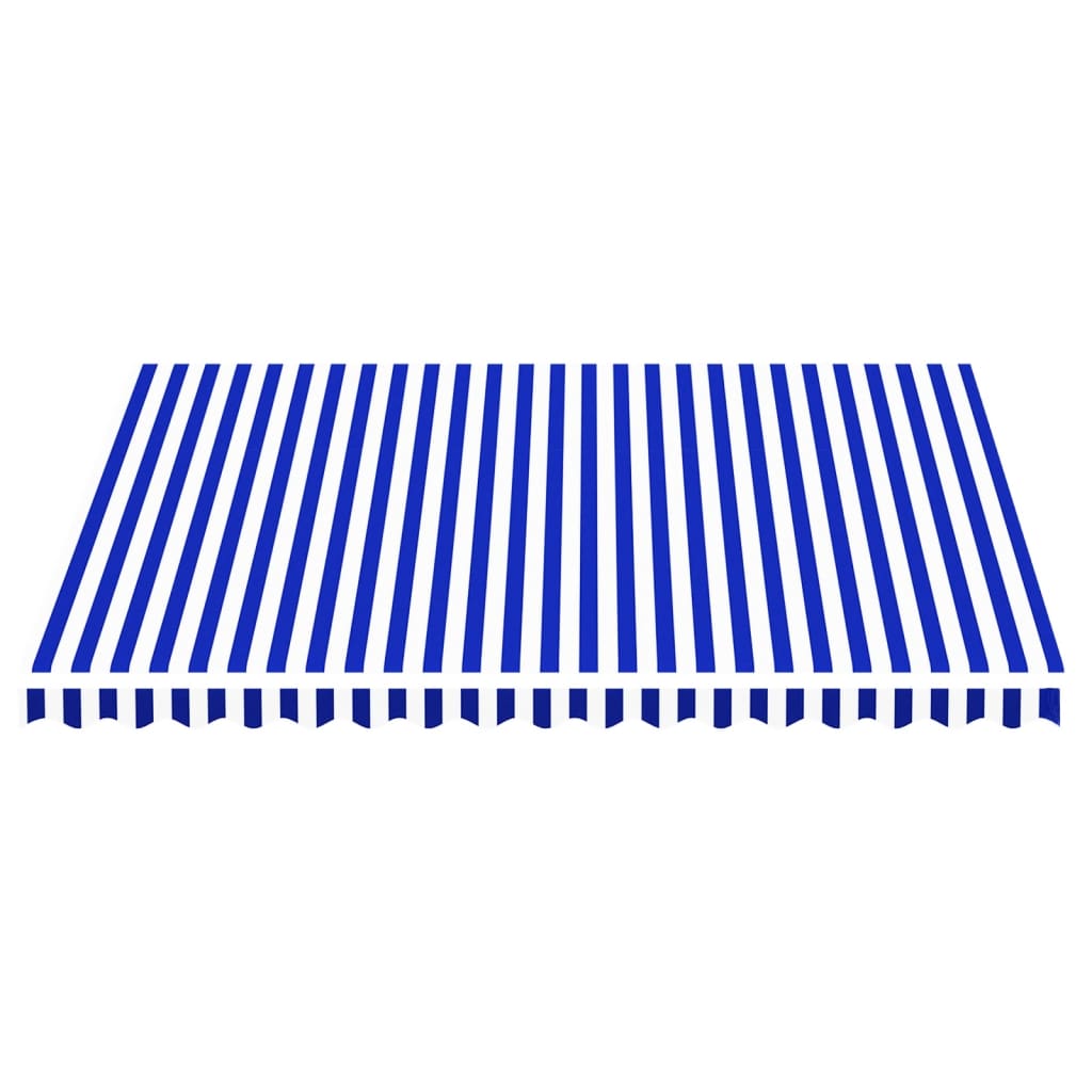 Vidaxl replacement cloth for Luifel 4x3.5 m blue and white