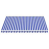 Vidaxl replacement cloth for Luifel 4x3.5 m blue and white