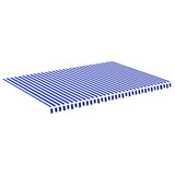 VidaXL replacement cloth for Luifel 5x3.5 m blue and white