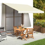 VidaXL replacement cloth for Luifel 4x3.5 m cream -colored
