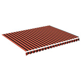 Tela de reemplazo de Vidaxl para Luifel 4.5x3.5 m naranja y marrón