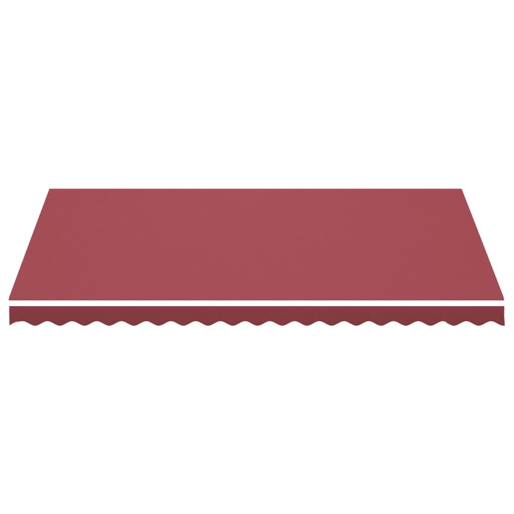 Tissu de remplacement Vidaxl pour Luifel 4,5x3 M Bordeaux rouge