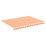 Tissu de remplacement de Vidaxl pour Luifel 4x3 m jaune et orange