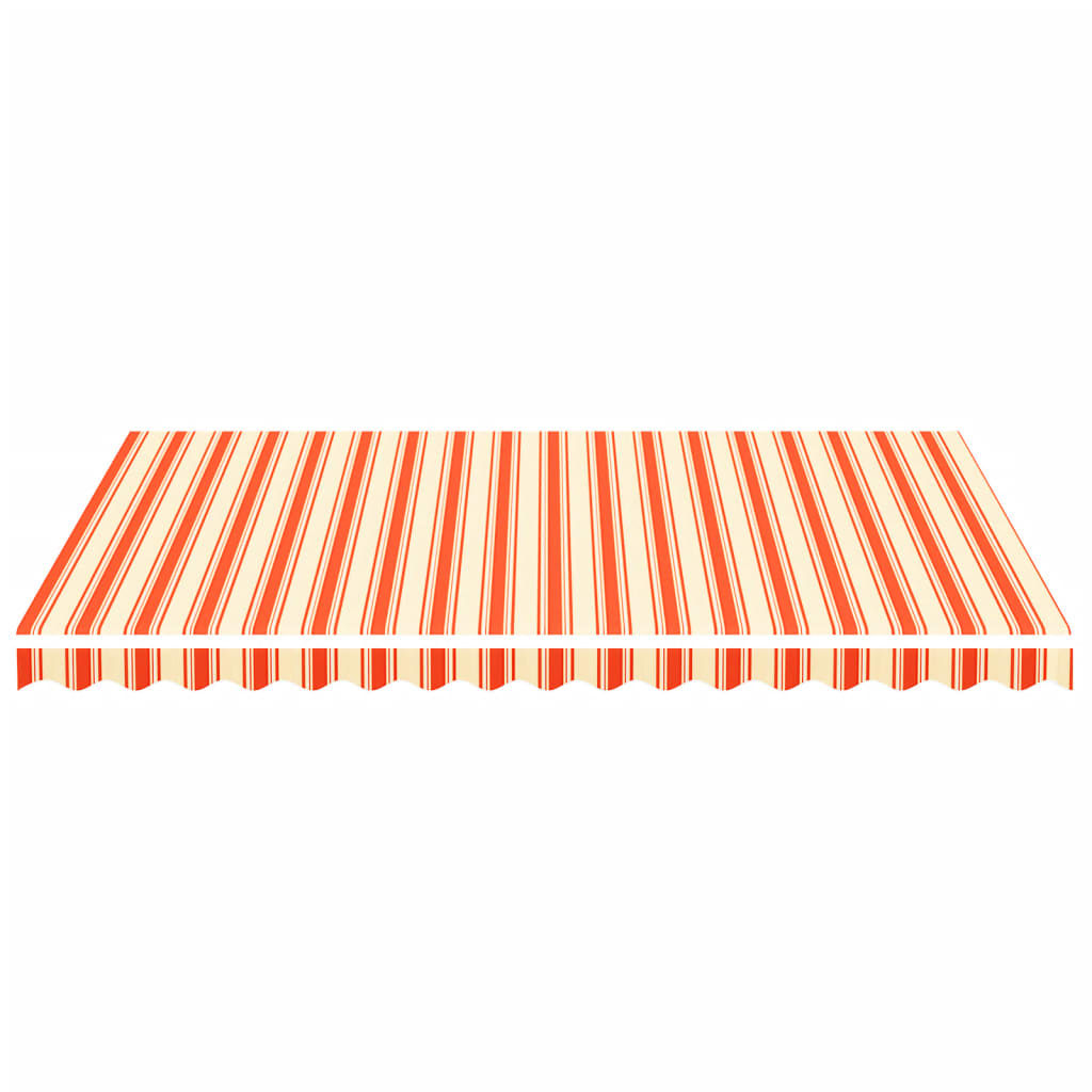 Tissu de remplacement de Vidaxl pour Luifel 4x3 m jaune et orange