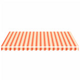 Tissu de remplacement de Vidaxl pour Luifel 4x3 m jaune et orange