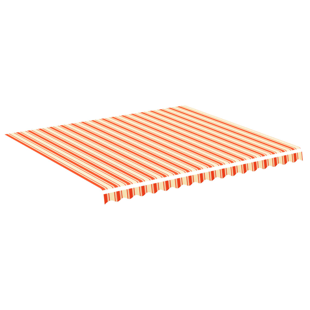 Vidaxl replacement cloth for Luifel 4x3.5 m yellow and orange