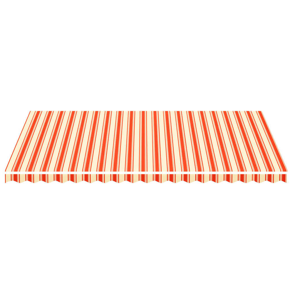Tissu de remplacement de Vidaxl pour Luifel 5x3 m jaune et orange