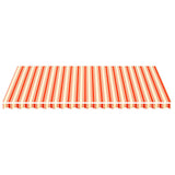 Tissu de remplacement de Vidaxl pour Luifel 5x3 m jaune et orange