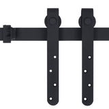 Vidaxl suspensión establecida para mini -skiver puerta de acero al carbono de 122 cm