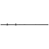 VidaXL Suspension set for mini -skiver door 200 cm carbon steel