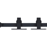 Vidaxl fjæring sett for mini -skiver dør 152 cm karbonstål