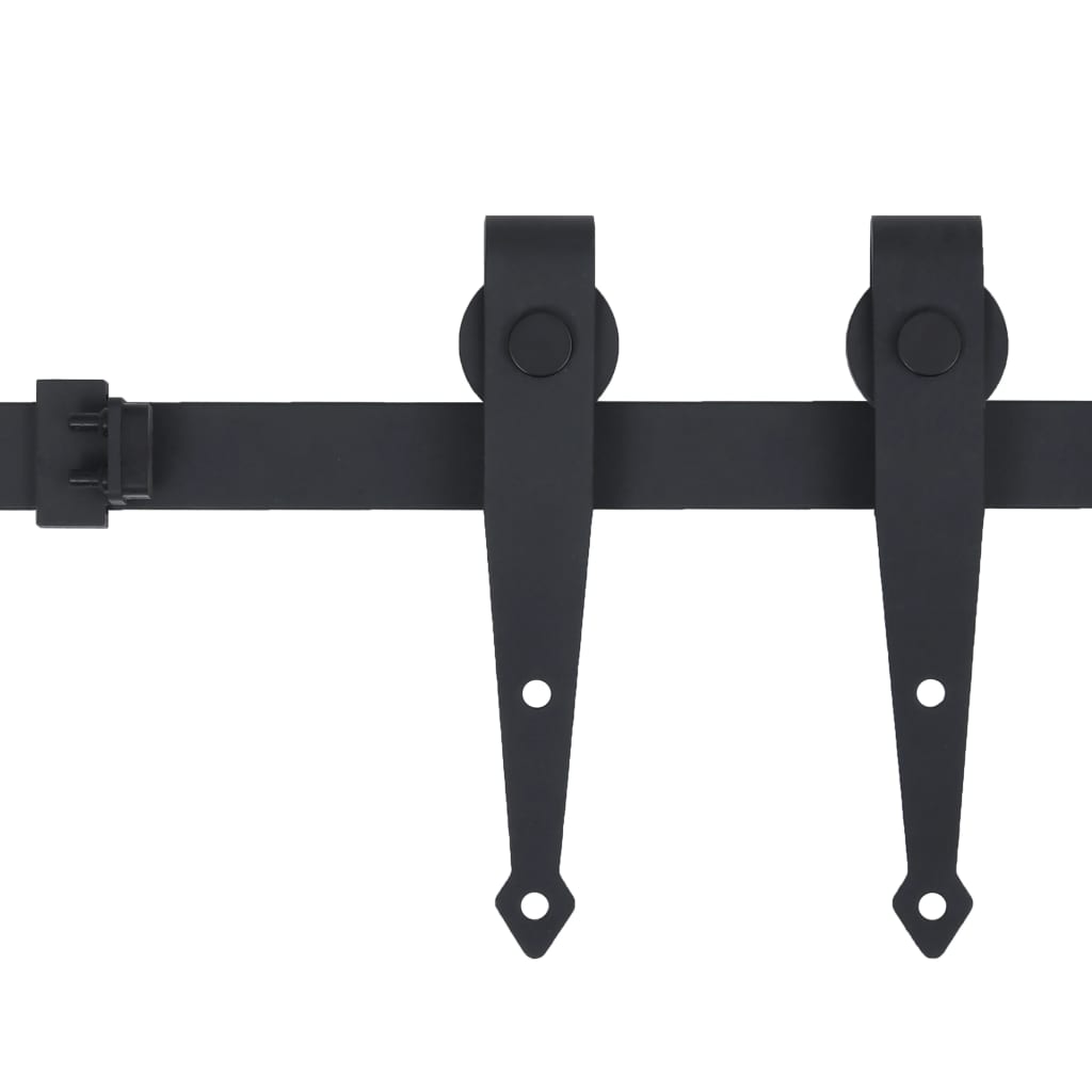 VidaXL Suspension set for mini -skiver door 200 cm carbon steel