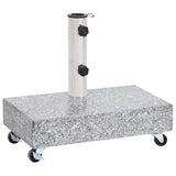 Vidaxl Parasol foot 45x25x8 cm granite light gray