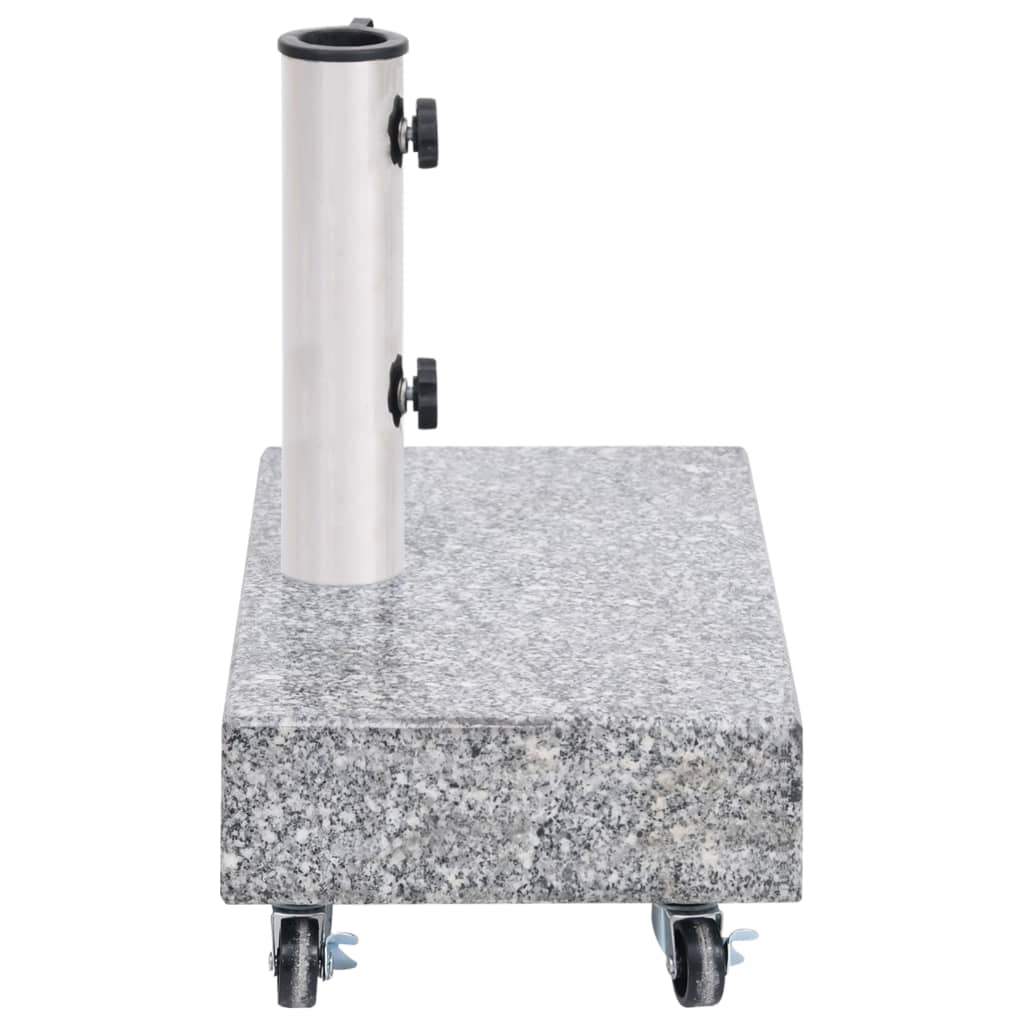 Vidaxl Parasol foot 45x25x8 cm granite light gray