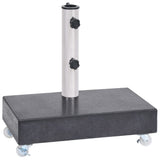 Vidaxl Parasol Foot 45x25x8 cm Granite noir