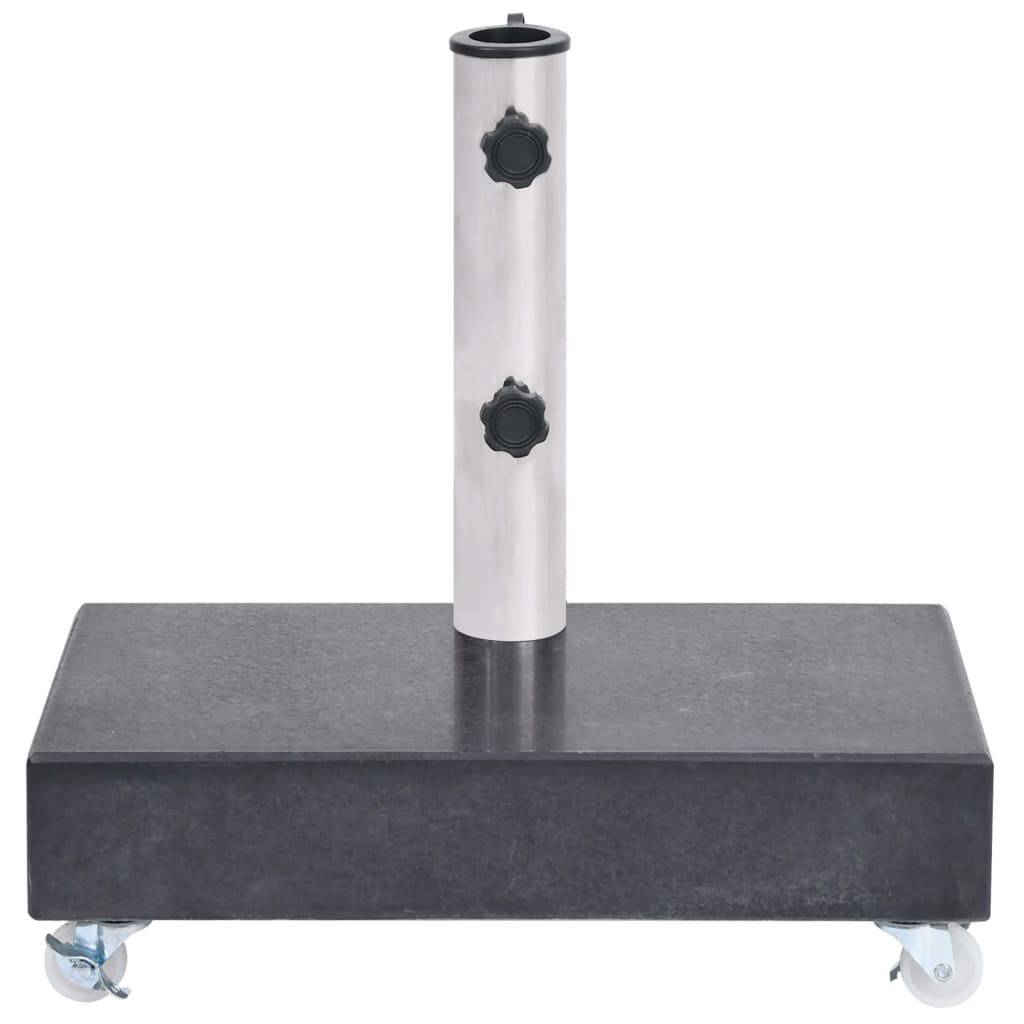 Vidaxl Parasol Foot 45x25x8 cm Granite noir