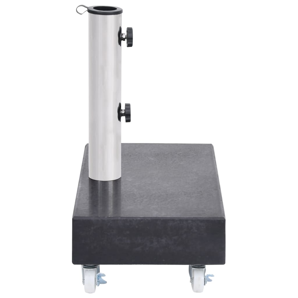 Vidaxl Parasol Foot 45x25x8 cm Granite noir