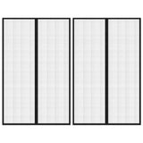 Vidaxl Insect Door Curtains 2 PCS Magnetic 220x130 cm sort