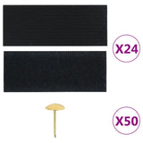 Vidaxl Insect Door Curtains 2 PCS Magnetic 220x130 cm sort