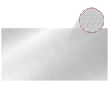 Copertura piscina Vidaxl 549x274 cm PE color argento