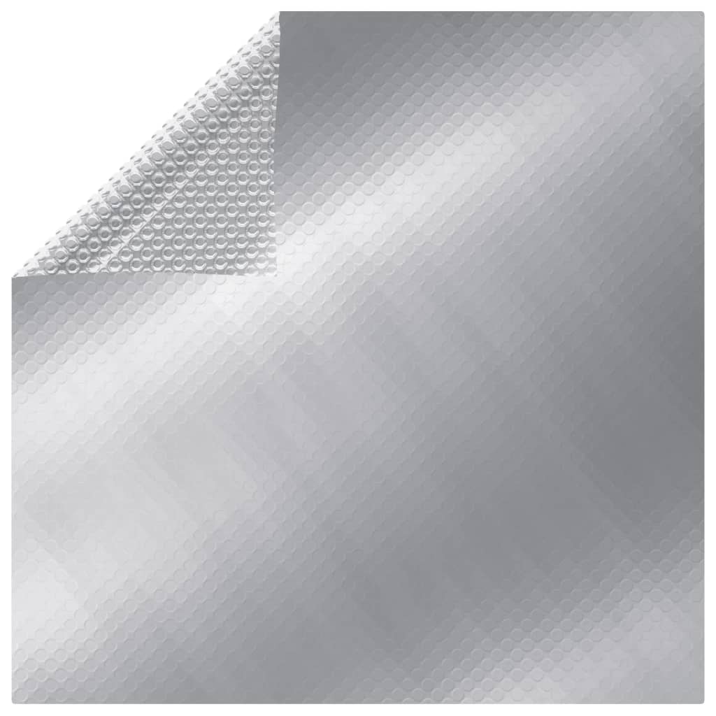 Pokrov za bazen Vidaxl 732x366 cm PE srebrno obarvano