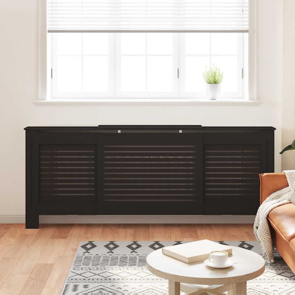 Vidaxl Radiatorom construction 205 cm MDF Black