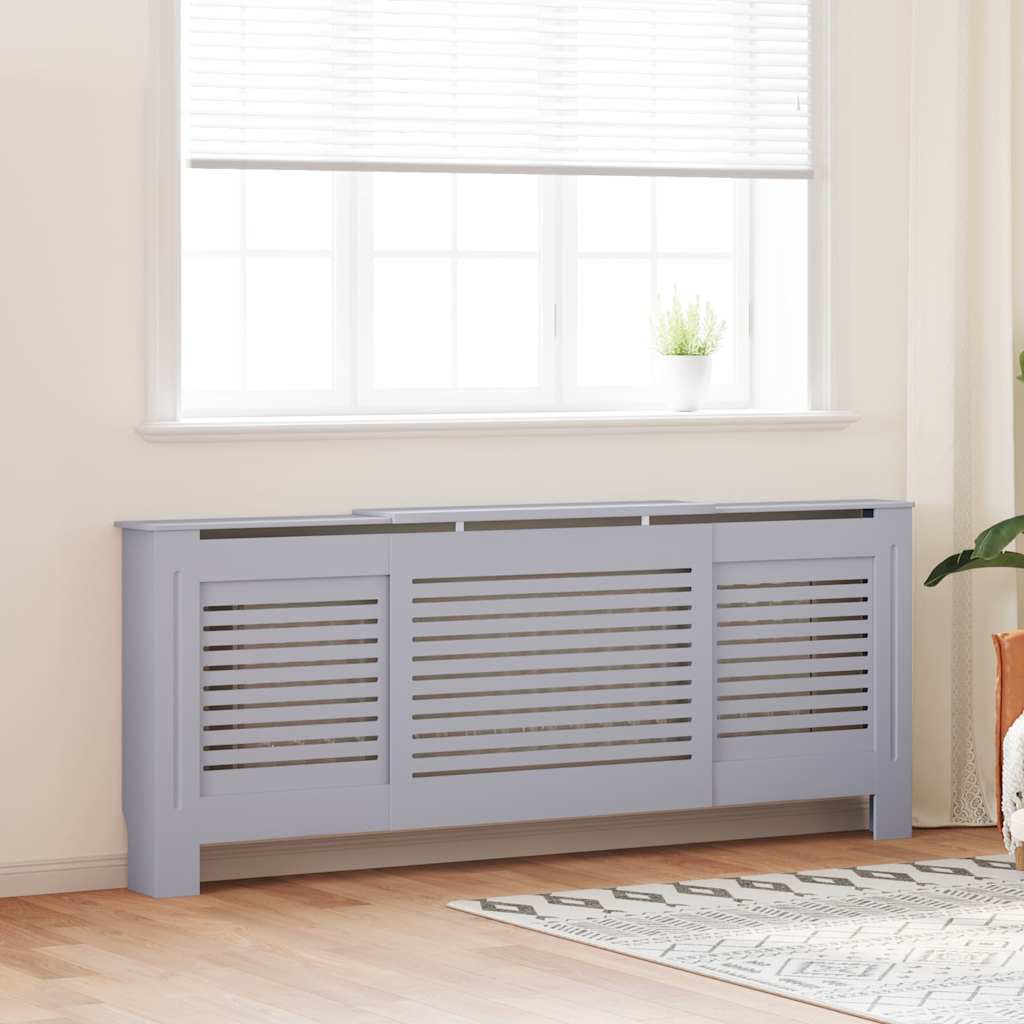 Construction de radiatorom vidaxl 205 cm mdf gris