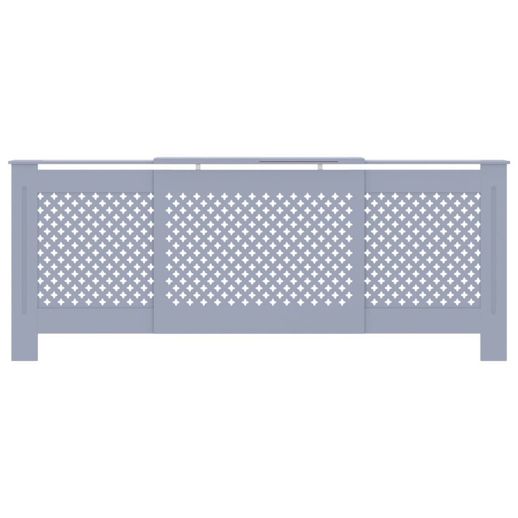 Construction de radiatorom vidaxl 205 cm mdf gris