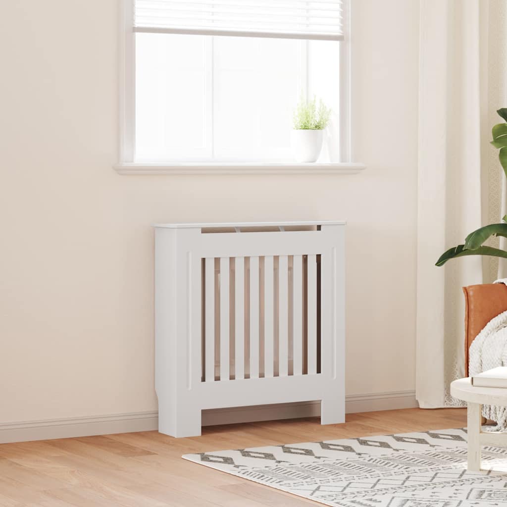 Construction de radiatorom vidaxl 78 cm mdf blanc
