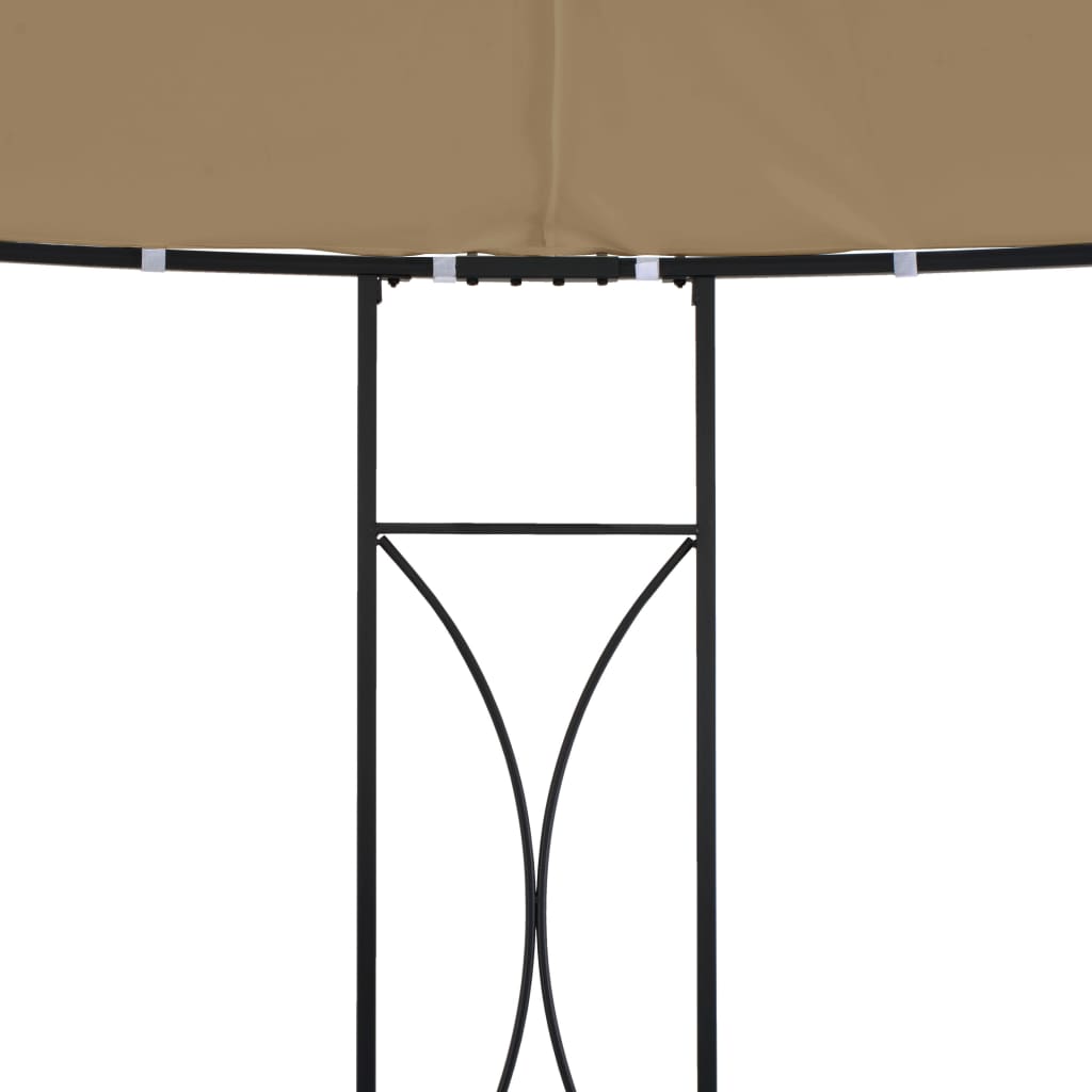 Vidaxl arbor around 300x290 cm Taupe