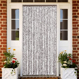 Vidaxl Fly curtain 90x200 cm Chenille Brown and Beige