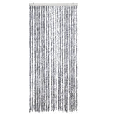 Vidaxl Fly curtain 90x200 cm Chenille white and gray