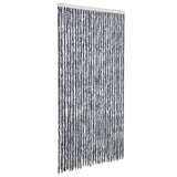 Vidaxl Fly curtain 118x220 cm Chenille silver colored