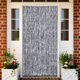 Vidaxl Fly curtain 118x220 cm Chenille silver colored