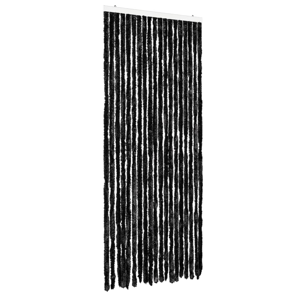 Vidaxl Fly curtain 56x200 cm Chenille Anthracite