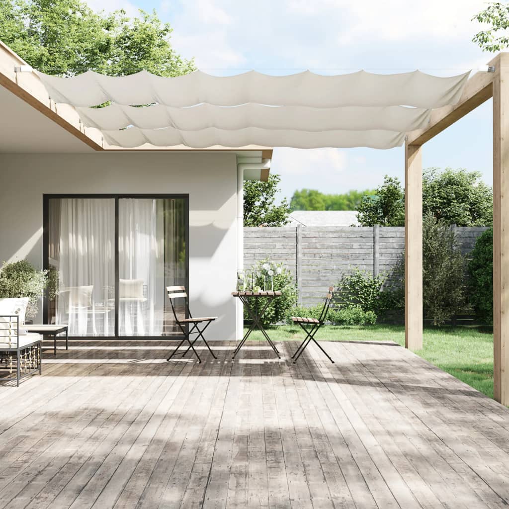 Vidaxl Luifel vertical 60x1000 cm Oxford fabric white