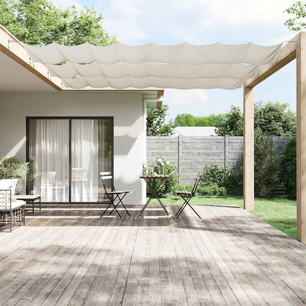 Vidaxl Luifel vertical 100x800 cm Oxford fabric white
