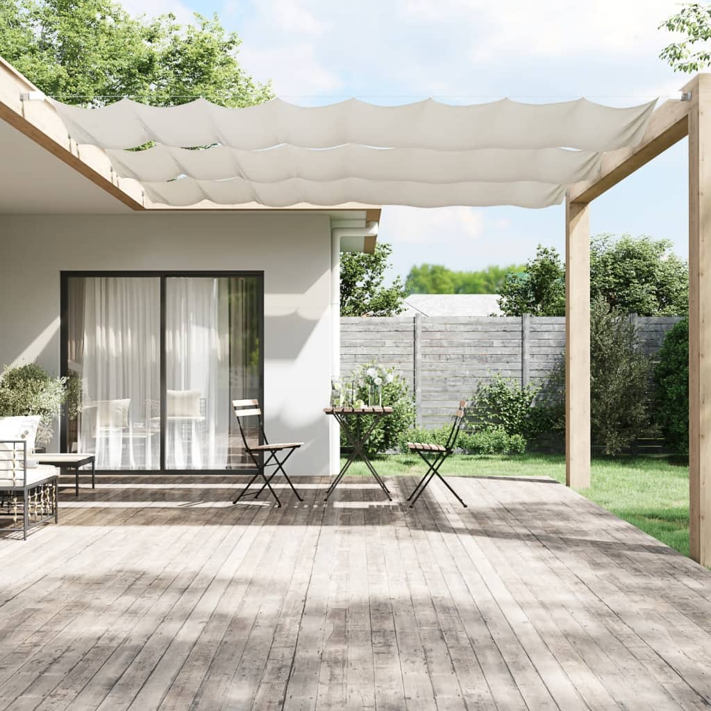 Vidaxl Luifel vertical 100x1000 cm Oxford fabric white