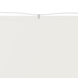 Vidaxl Luifel vertikal 140 x 360 cm Oxford Stoff weiß