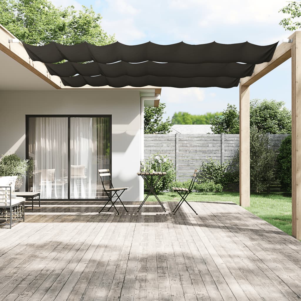 Vidaxl Luifel Vertical 60x1000 cm Oxford tkanina antracit -Sorored