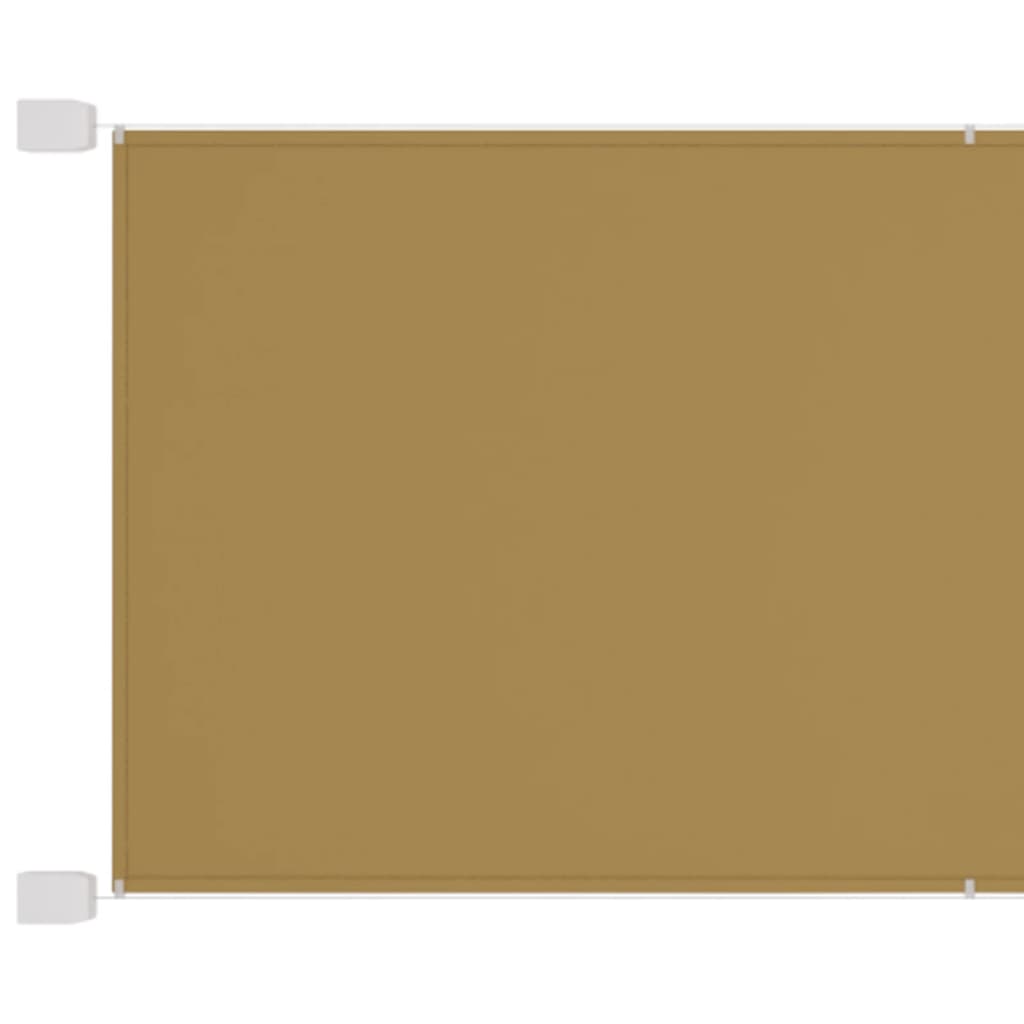 Vidaxl Luifel Vertical 140x600 cm Oxford fabric beige