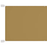 Vidaxl Luifel Vertical 140x600 cm Oxford fabric beige
