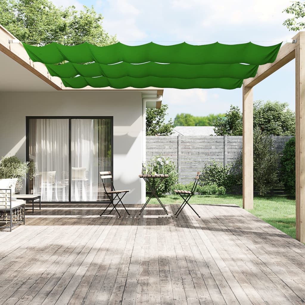 Vidaxl Luifel Vertical 60x600 cm Oxford tissu vert clair