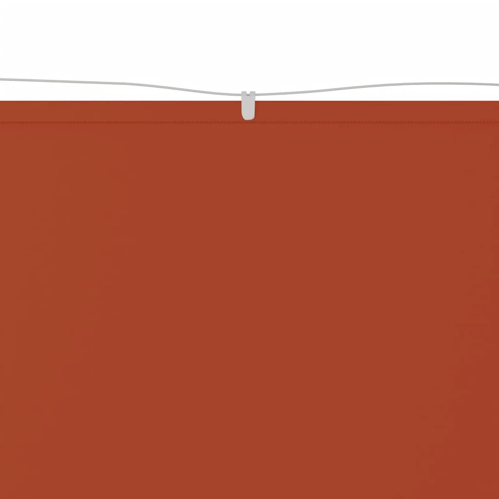 Vidaxl luifel pionowy 60x360 cm Oxford Fabric Treacotta -Colored